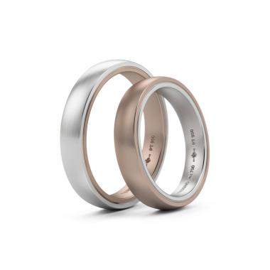 Ringe, Roségold, Niessing Tango Trauringe