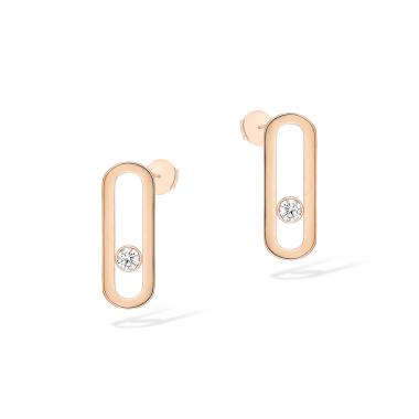 Ohrringe, Roségold, Messika Move Uno Ohrringe