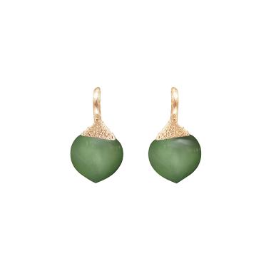 Ohrringe, Gelbgold, Ole Lynggaard Copenhagen Dew Drops small