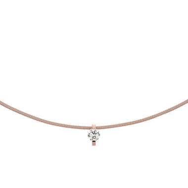         Roségold, Halsschmuck, Niessing Princess Anhänger 