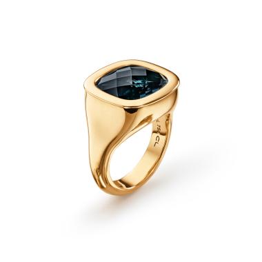 Ringe, Gelbgold, Ole Lynggaard Copenhagen Cushion Ring