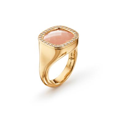 Ringe, Gelbgold, Ole Lynggaard Copenhagen Cushion Ring