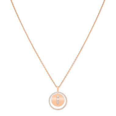 Halsschmuck, Roségold, Messika Lucky Move MM Collier