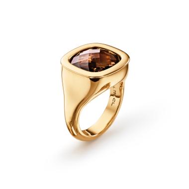 Ringe, Gelbgold, Ole Lynggaard Copenhagen Cushion Ring