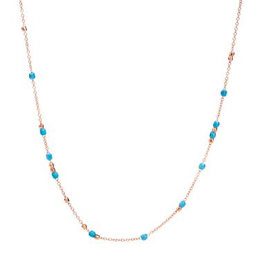 Halsschmuck, Roségold, DoDo Halskette Mini-Granelli