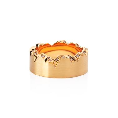 Ringe, Rotgold, Schmuckwerk Ring Alpenring