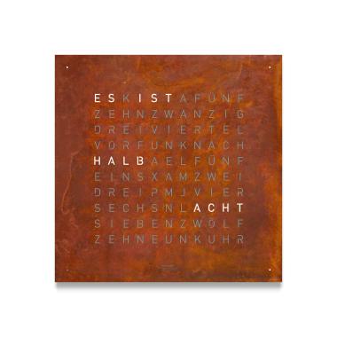 Wanduhr, Qlocktwo EARTH 45 CREATOR´S EDITION RUST 