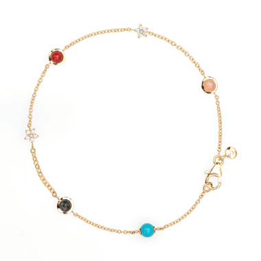         Gelbgold, Armschmuck, Ole Lynggaard Copenhagen Shooting Stars Armband