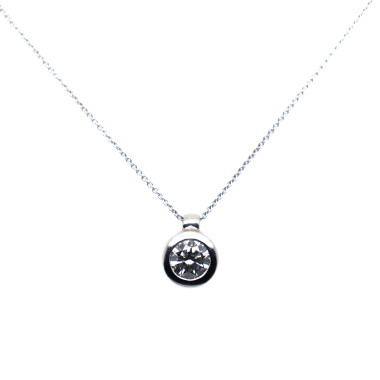 Halsschmuck, Platin, Juwelier Michels SPARKLING Anhänger 0,75 Karat Platin