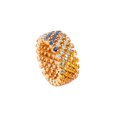 Ringe, Gelbgold, Serafino Consoli Brevetto Multi-Size Ring