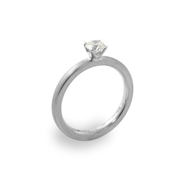         Weißgold, Ringe, Schmuckwerk Alpen Solitärring