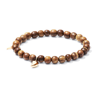 Armschmuck, Roségold, Tamara Comolli INDIA Drop Armband medium Snakewood