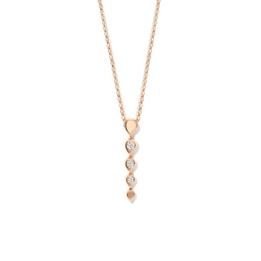         Roségold, Halsschmuck, Tamara Comolli SNOWFLAKES Rivière Anhänger 'Classic'