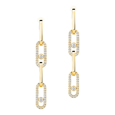         Gelbgold, Ohrringe, Messika Move Link Ohrhänger