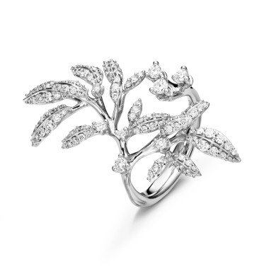         Weißgold, Ringe, Ole Lynggaard Copenhagen Winter Frost Ring Large