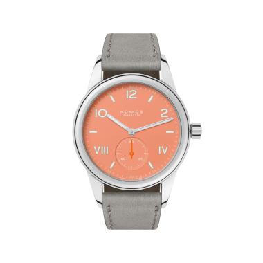 Unisex, Handaufzug, NOMOS Glashütte Club Campus cream coral