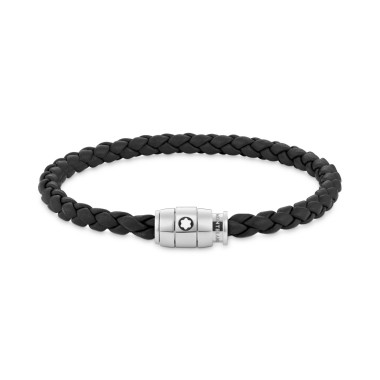 Armschmuck, Leder, Montblanc Herren Armband 