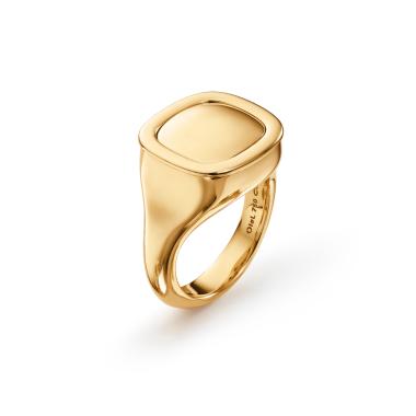 Ringe, Gelbgold, Ole Lynggaard Copenhagen Cushion Ring