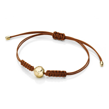         Gelbgold, Armschmuck, Schmuckwerk Textilband Meine Welt