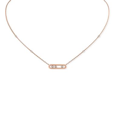 Halsschmuck, Roségold, Messika Move Classique Baby Halskette