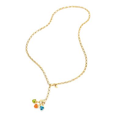 Halsschmuck, Gelbgold, Tamara Comolli LARIAT Kette