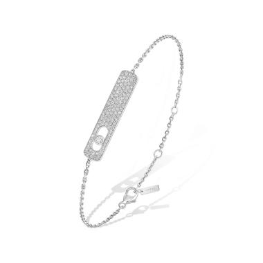 Armschmuck, Weißgold, Messika My First Diamond Armband