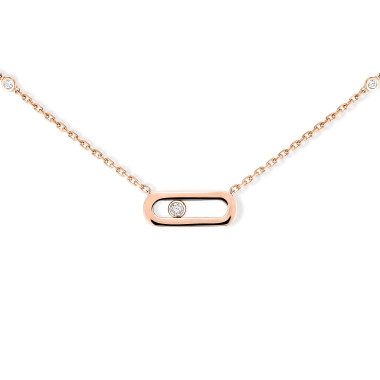         Roségold, Halsschmuck, Messika Move Uno Gold Kette