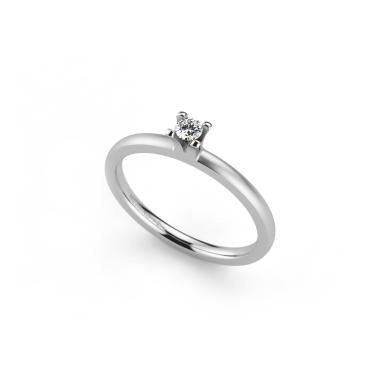 Ringe, Platin, Niessing Amatis 4 Krappen Ring