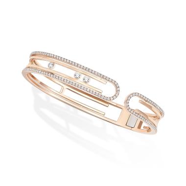 Armschmuck, Roségold, Messika Move 10th Armreif