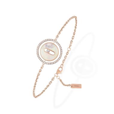 Armschmuck, Roségold, Messika Lucky Move Armband KM Perlmutt