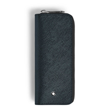         Montblanc Etui für 2 Schreibgerät mit Reißverschluss aus Sartorial Leder