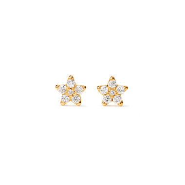 Ohrringe, Gelbgold, Ole Lynggaard Copenhagen Shooting Stars Ohrstecker Mini