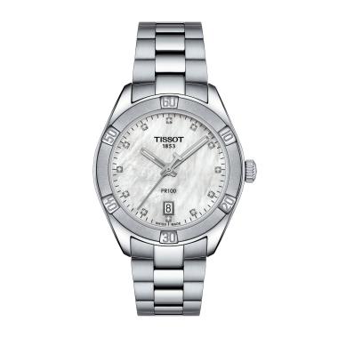Unisex, Quarzwerk, Tissot PR 100 Sport Chic