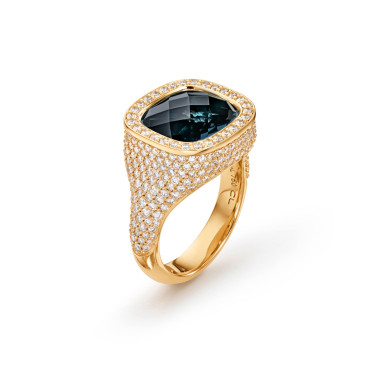 Ringe, Gelbgold, Ole Lynggaard Copenhagen Cushion Ring