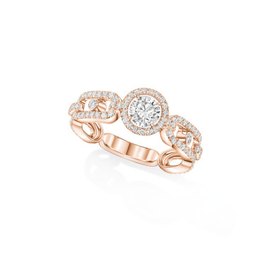         Roségold, Ringe, Messika Move Link Solitär Ring