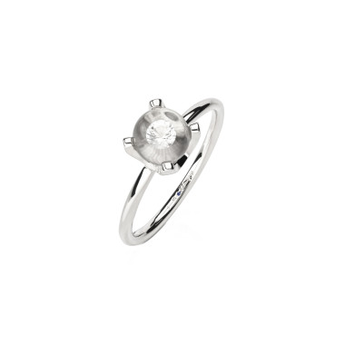         Weißgold, Ringe, Schmuckwerk Glasklar Ring