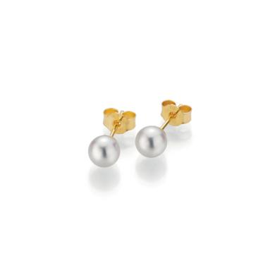 Ohrringe, Gelbgold, Gellner BASICS Ohrstecker