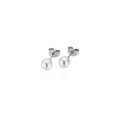 Ohrringe, Weißgold, Gellner Basics Ohrstecker