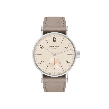 Damenuhr, Handaufzug, NOMOS Glashütte Tangente 33 champagner