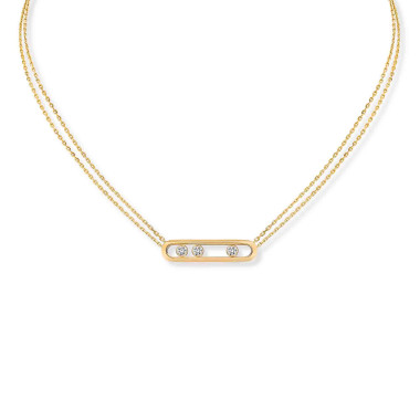         Gelbgold, Halsschmuck, Messika Move Classique Halskette