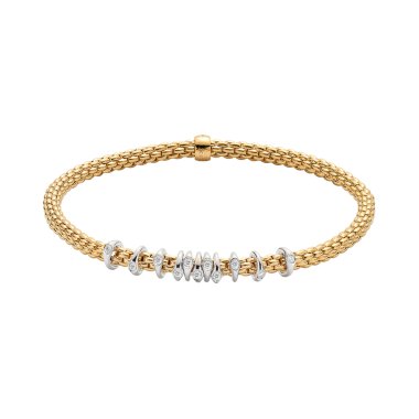 Armschmuck, Weißgold, FOPE Prima Flex'it Armband