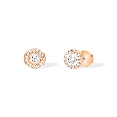 Ohrringe, Roségold, Messika Joy Diamants Ronds X2 Ohrringe
