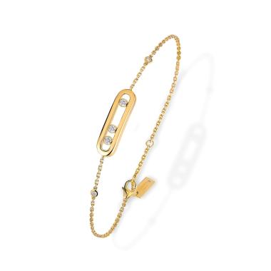 Armschmuck, Gelbgold, Messika Move Classique Baby Armband