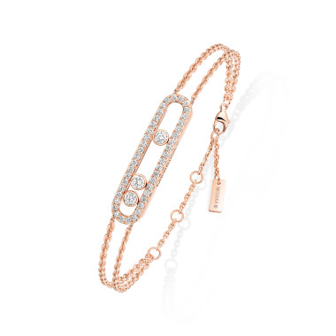         Roségold, Armschmuck, Messika Move Classique Pavé Armband
