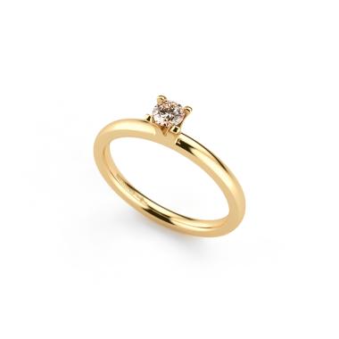 Ringe, Gelbgold, Niessing Amatis 4 Krappen Ring