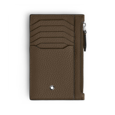         Montblanc Kartenetui 8 cc mit Reißverschluss aus Grain Leder