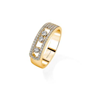 Ringe, Gelbgold, Messika Move Noa Pavé Ring