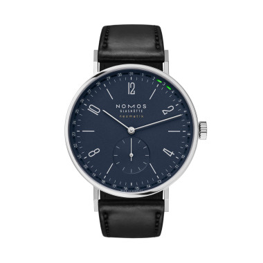 Herrenuhr, Automatik, NOMOS Glashütte Tangente neomatik 41 Update nachtblau