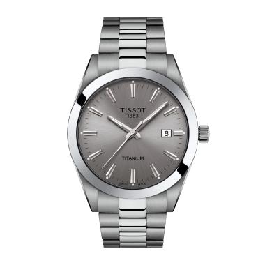 Herrenuhr, Quarzwerk, Tissot Gentleman Titanium