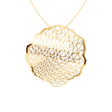         Gelbgold, Halsschmuck, Niessing Topia Vision Anhänger 